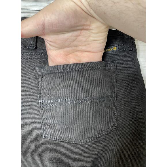 Lucky Brand Jeans Womens 8 Black Capri Zip Fly 5-Pocket Mid Rise Denim Cropped - Picture 8 of 11